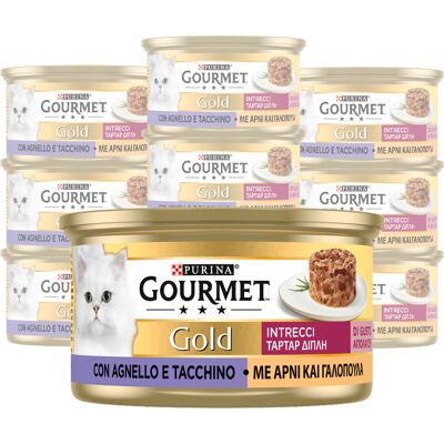 Gourmet Gold Tacchino & Agnello Cibo per Gatti - 85g Gourmet Gold Tacchino & Agnello Cibo per Gatti - 85g