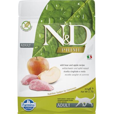 N&D Farmina Farmina N&D; Prime Cat Adult Cinghiale e Mela 300 gr N&D Farmina Farmina N&D; Prime Cat Adult Cinghiale e Mela 300 gr