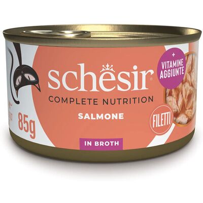 Schesir Cat Salmone al Naturale in brodo 85 gr Schesir Cat Salmone al Naturale in brodo 85 gr