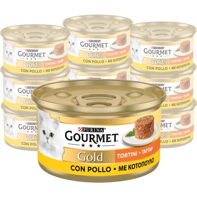 Gourmet Gold Cibo per Gatti Adulti Tortini Gourmet Gold Cibo per Gatti Adulti Tortini
