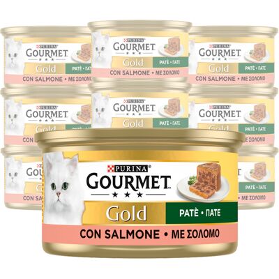 Gourmet Gold Cat Adult Patè con Salmone 85 gr Gourmet Gold Cat Adult Patè con Salmone 85 gr