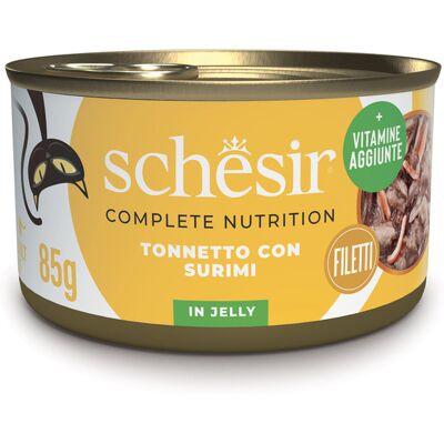 Schesir Cat Adult Tonnetto con surimi jelly 85g Schesir Cat Adult Tonnetto con surimi jelly 85g