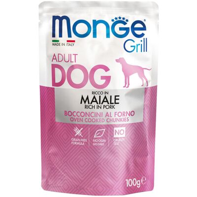 Cibo per cani Monge Maiale al Forno - Senza Cereali, Supporto Articolazioni Cibo per cani Monge Maiale al Forno - Senza Cereali, Supporto Articolazioni
