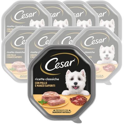 Cesar Dog Ricette Classiche Pollo e Manzo 150 gr Cesar Dog Ricette Classiche Pollo e Manzo 150 gr