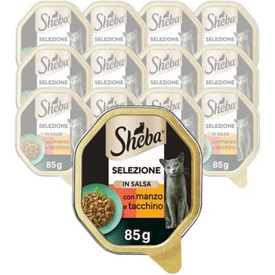 Sheba - Cat Selezioni Salsa Manzo Tacchino - Beef - Cat Food Sheba - Cat Selezioni Salsa Manzo Tacchino - Beef - Cat Food