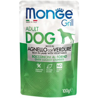 Cibo per cani Monge Agnello e Verdure - Cane Cibo per cani Monge Agnello e Verdure - Cane