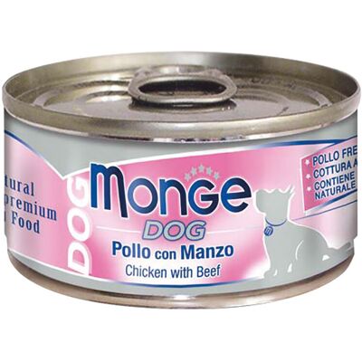 Monge Dog Pezzetti di Pollo con Manzo 95 gr Monge Dog Pezzetti di Pollo con Manzo 95 gr