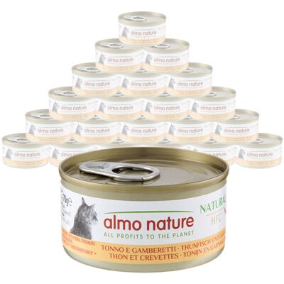 Almo Nature HFC Natural Cat Tonno e Gamberetti 70 gr Almo Nature HFC Natural Cat Tonno e Gamberetti 70 gr