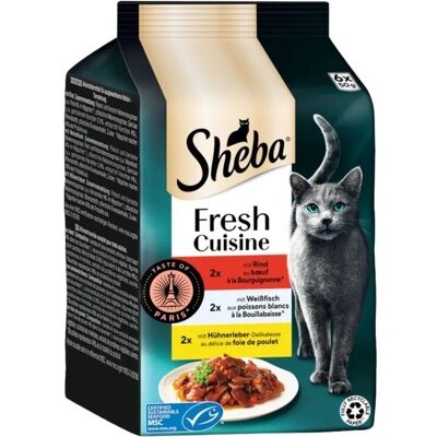 Sheba Cat Adult Délice du Jour Taste of Paris 6 pz x 50 gr Sheba Cat Adult Délice du Jour Taste of Paris 6 pz x 50 gr