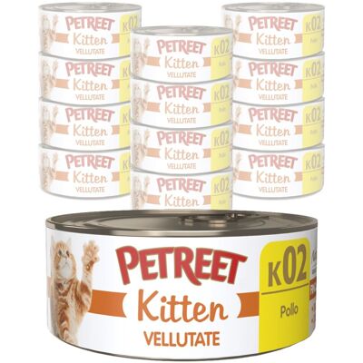 Petreet Cat Kitten Vellutate Pollo 60 gr Petreet Cat Kitten Vellutate Pollo 60 gr