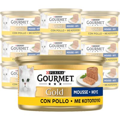 Gourmet Gold Cat Adult Mousse con Pollo 85 gr Gourmet Gold Cat Adult Mousse con Pollo 85 gr