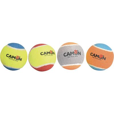 Camon Palla da Tennis per Cani - Gomma Rimbalzante 7,2cm Camon Palla da Tennis per Cani - Gomma Rimbalzante 7,2cm