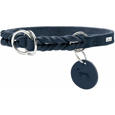 Hunter - Solid Education - Blu - Pelle - Dog collar Hunter - Solid Education - Blu - Pelle - Dog collar