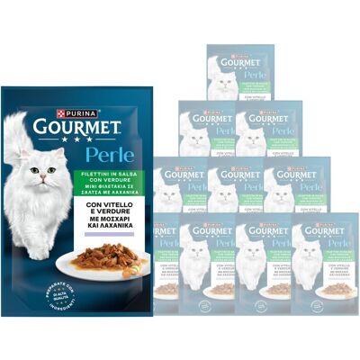 Gourmet Perle - Filettini Salsa Veal 85g - Veal - Cat Food Gourmet Perle - Filettini Salsa Veal 85g - Veal - Cat Food