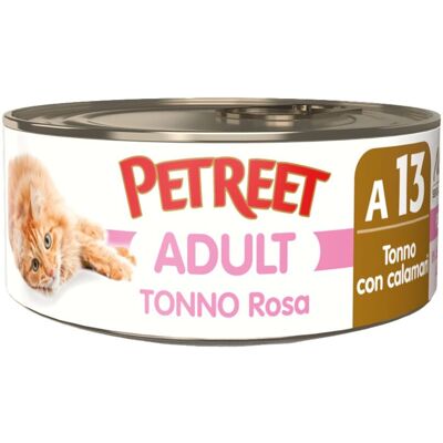 Petreet Cat Tonno rosa Tonno con calamari 70 gr Petreet Cat Tonno rosa Tonno con calamari 70 gr