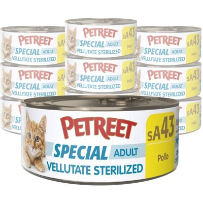 Petreet Vellutate Cat Sterilized Pollo 70 gr sA43 Petreet Vellutate Cat Sterilized Pollo 70 gr sA43