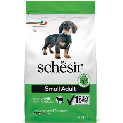 Schesir Dog Small Adult ricco in Agnello 2 kg Schesir Dog Small Adult ricco in Agnello 2 kg