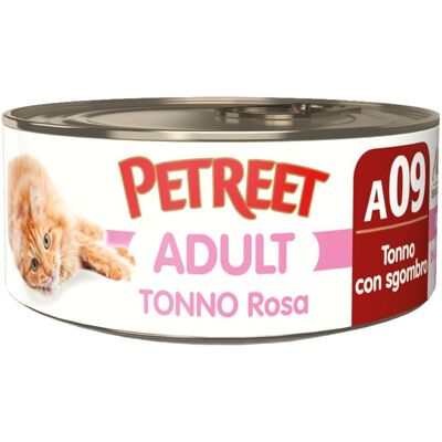 Petreet Cat Tonno rosa Tonno con sgombro 70 gr Petreet Cat Tonno rosa Tonno con sgombro 70 gr
