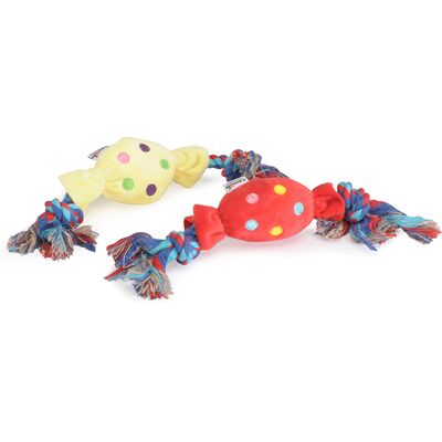 Giocattolo per cani in peluche morbida con sonaglio - 20cm Giocattolo per cani in peluche morbida con sonaglio - 20cm