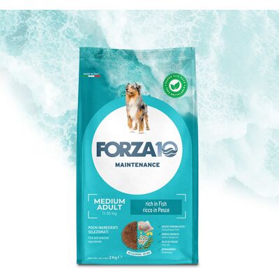 Forza10 Alimento per cani di mantenimento medio con pesce - 2 Kg Forza10 Alimento per cani di mantenimento medio con pesce - 2 Kg