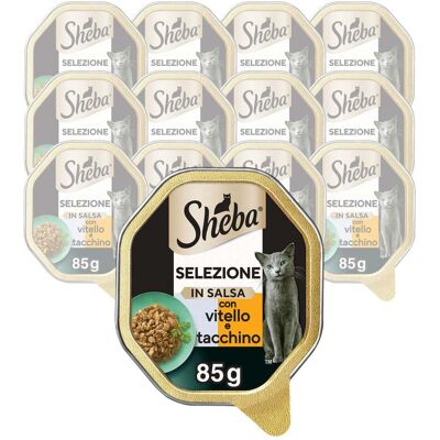 Sheba Cat Selezioni in Salsa Vitello e Tacchino 85 gr Sheba Cat Selezioni in Salsa Vitello e Tacchino 85 gr