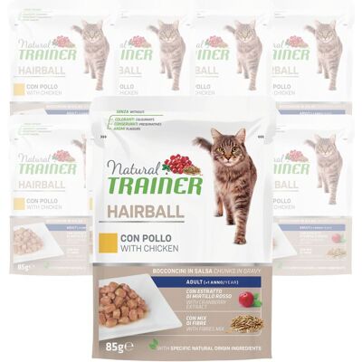Natural Trainer Gatto Prevenzione boli di pelo - Cibo Umido 85g Natural Trainer Gatto Prevenzione boli di pelo - Cibo Umido 85g