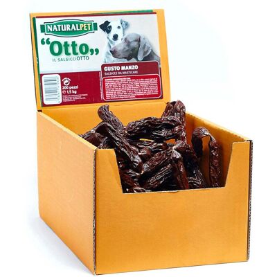 Naturalpet Otto il Salsicciotto gusto Manzo 7 gr Naturalpet Otto il Salsicciotto gusto Manzo 7 gr