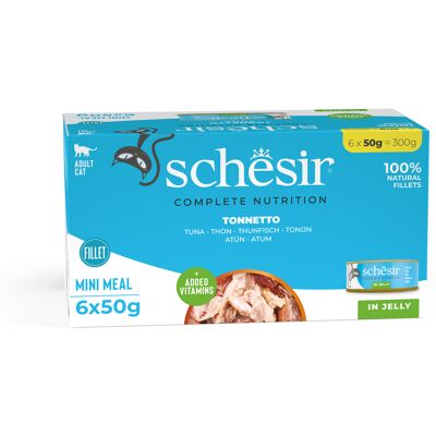 Schesir Cat Tonnetto in jelly 6x50 gr Schesir Cat Tonnetto in jelly 6x50 gr