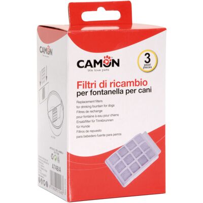 Camon Filtri di ricambio per fontanella per cani A748 Camon Filtri di ricambio per fontanella per cani A748