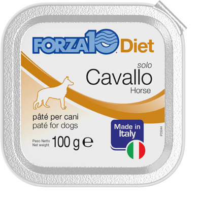 Marchio Forza10 Modello - Cavallo - Cibo per cani - Dieta umida - 100g Marchio Forza10 Modello - Cavallo - Cibo per cani - Dieta umida - 100g
