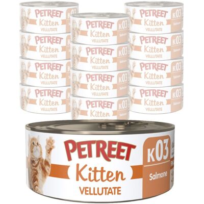 Petreet Cat Kitten Vellutate Salmone 60 gr Petreet Cat Kitten Vellutate Salmone 60 gr