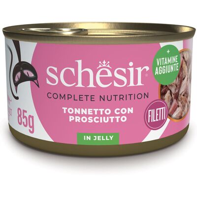 Schesir Cat Adult Tonnetto con prosciutto jelly 85g Schesir Cat Adult Tonnetto con prosciutto jelly 85g