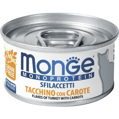 Monge Tacchino Carote Gatto 80g Monge Tacchino Carote Gatto 80g