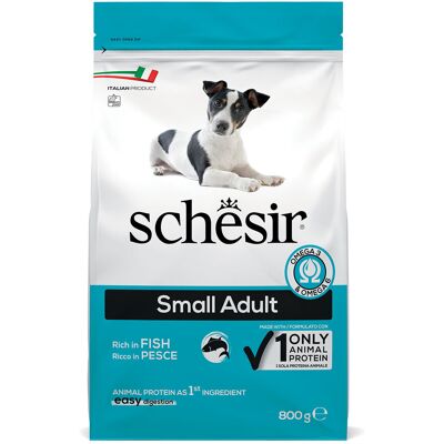 Schesir Dog Small Adult ricco in Pesce 800 gr Schesir Dog Small Adult ricco in Pesce 800 gr