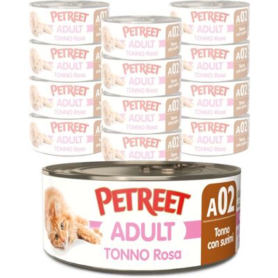 Petreet Cat Tonno rosa con surimi 140 gr Petreet Cat Tonno rosa con surimi 140 gr