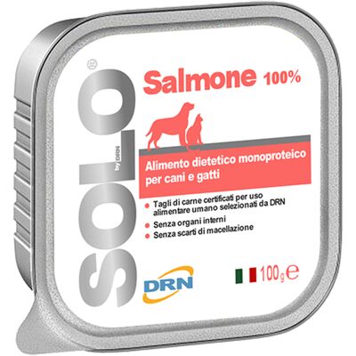 Drn Dog e Cat SOLO Salmone 100 gr Drn Dog e Cat SOLO Salmone 100 gr