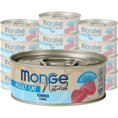 Monge Natural Cat Adult Pezzetti di Tonno 80 gr Monge Natural Cat Adult Pezzetti di Tonno 80 gr