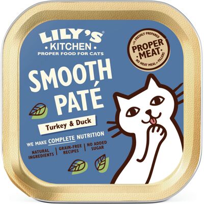 Lily's Kitchen Cat Smooth Paté, Tacchino e Anatra 85 gr Lily's Kitchen Cat Smooth Paté, Tacchino e Anatra 85 gr