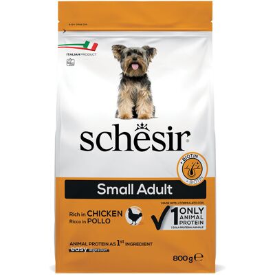 Schesir Dog Small Adult ricco in Pollo 800 gr Schesir Dog Small Adult ricco in Pollo 800 gr