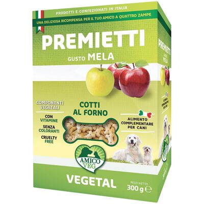 Amico Veg Dog Premietti con Mela 300 gr Amico Veg Dog Premietti con Mela 300 gr