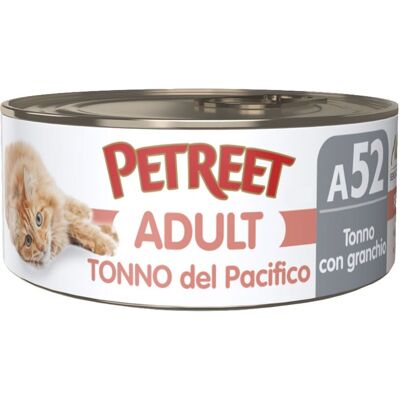 Petreet Cat Tonno del pacifico Tonno con granchio 70 gr Petreet Cat Tonno del pacifico Tonno con granchio 70 gr