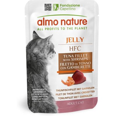 Almo Nature HFC Jelly Cat Adult Gamberetti 55 gr Almo Nature HFC Jelly Cat Adult Gamberetti 55 gr
