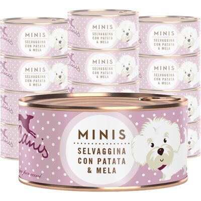 Terra Canis Dog Minis Grain Free Selvaggina con Patata e Mela 100 gr Terra Canis Dog Minis Grain Free Selvaggina con Patata e Mela 100 gr