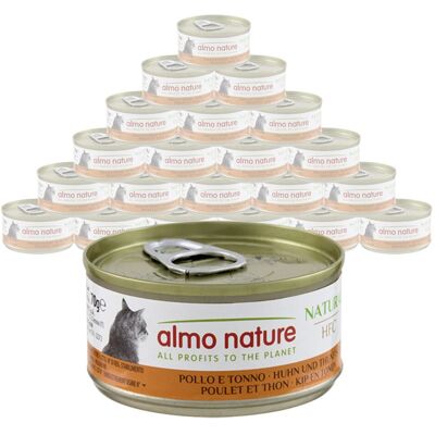 Almo Nature HFC Natural Cat Pollo e Tonno 70 gr Almo Nature HFC Natural Cat Pollo e Tonno 70 gr