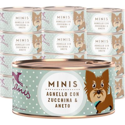 Terra Canis Dog Minis Grain Free Agnello con Zucchino e Aneto 100 gr Terra Canis Dog Minis Grain Free Agnello con Zucchino e Aneto 100 gr