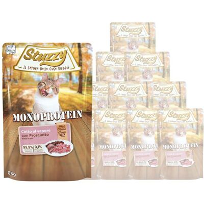 Cibo Monoproteico per Gatti - Prosciutto - 85g Cibo Monoproteico per Gatti - Prosciutto - 85g