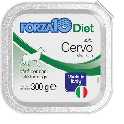 Forza 10 Mono Diet Dog paté Solo Cervo 300 gr Forza 10 Mono Diet Dog paté Solo Cervo 300 gr