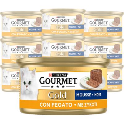 Gourmet Gold Cat Adult Mousse con Fegato 85 gr Gourmet Gold Cat Adult Mousse con Fegato 85 gr