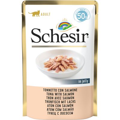 Schesir Gatto Tonnetto con Salmone - 50g Schesir Gatto Tonnetto con Salmone - 50g