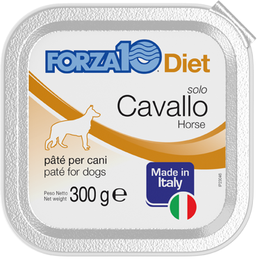 Forza10 Solo Diet Cibo umido cavallo per cani - 300g Forza10 Solo Diet Cibo umido cavallo per cani - 300g